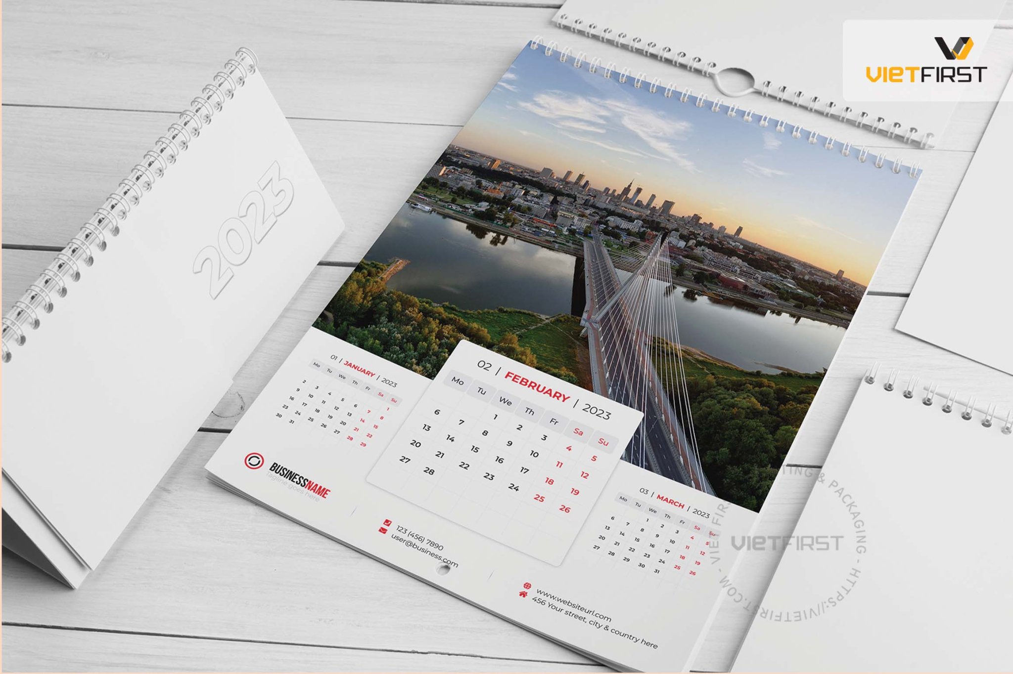 Mẫu thiết kế lịch 2023