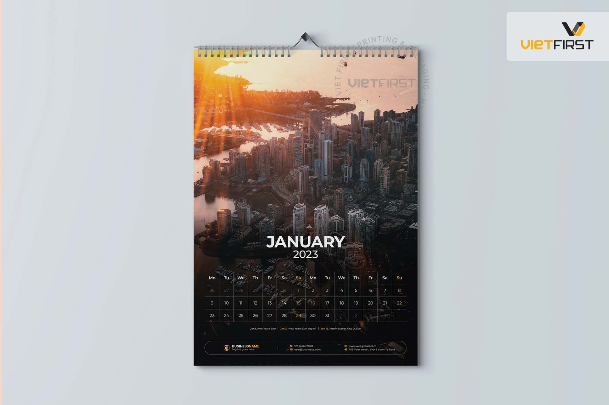 Mẫu thiết kế lịch 2023