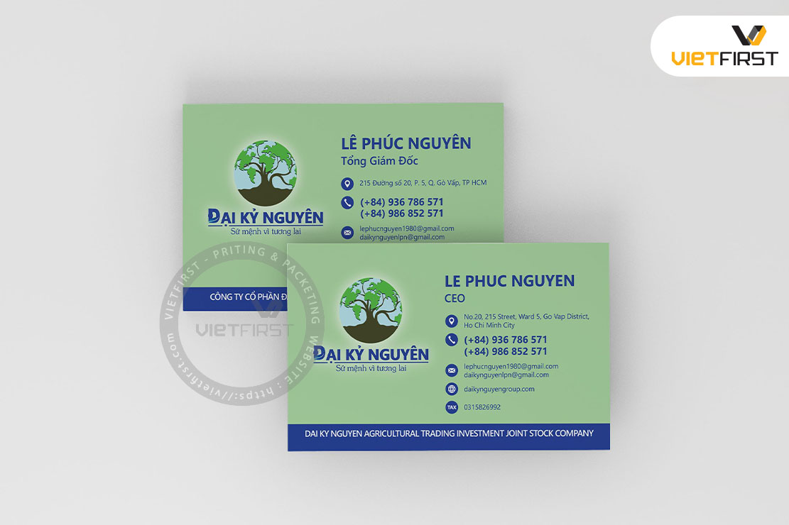 name card phổ thông