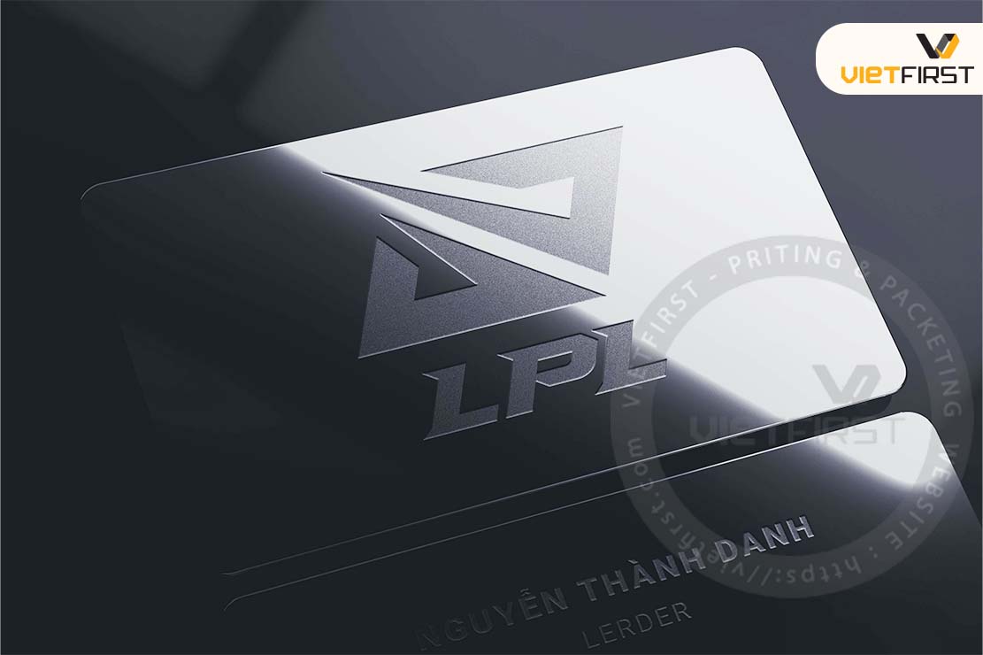 name card kim loại