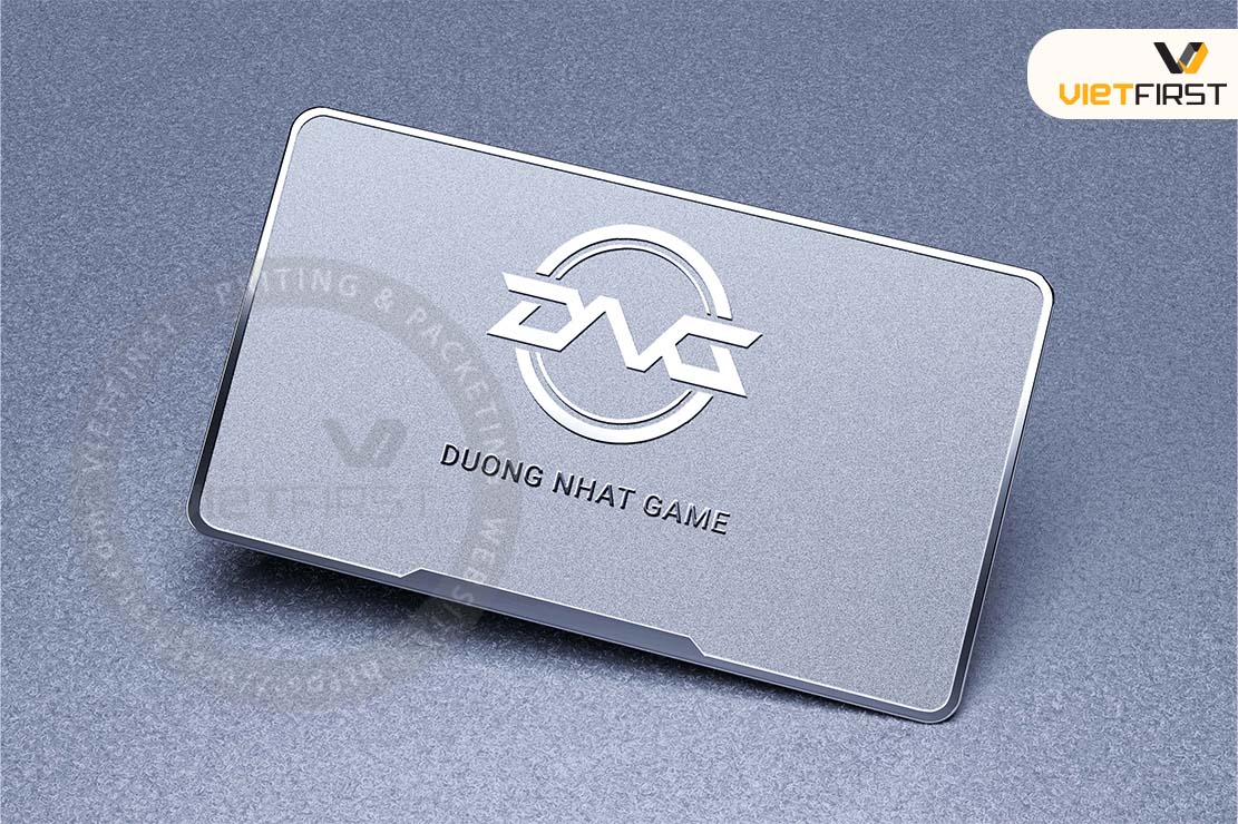 name card kim loại