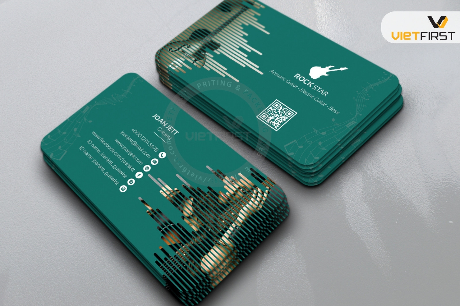 in name card
