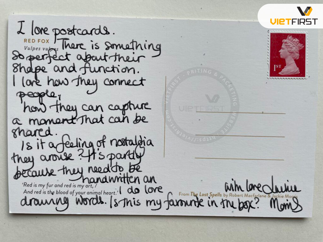 postcard giáng sinh