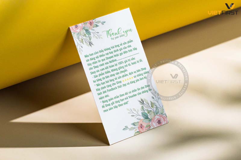 thiệp cảm ơn khách hàng