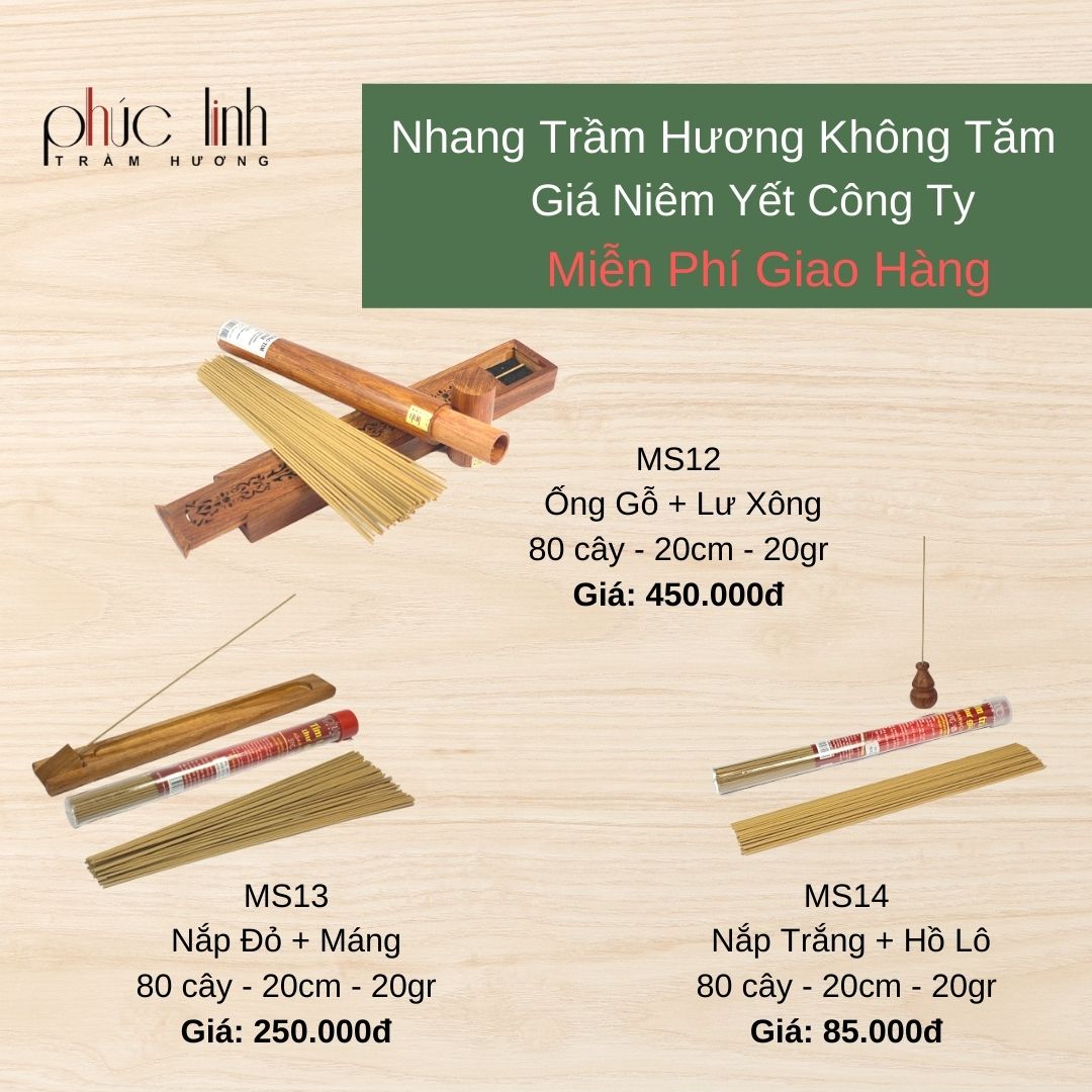 Giá Nhang trầm Hương Không Tăm 