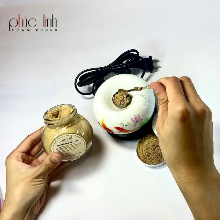 Bột Trầm Hương PHÚC LINH Loại IBột Trầm Hương Nguyên Chất Xông Nhà (7)