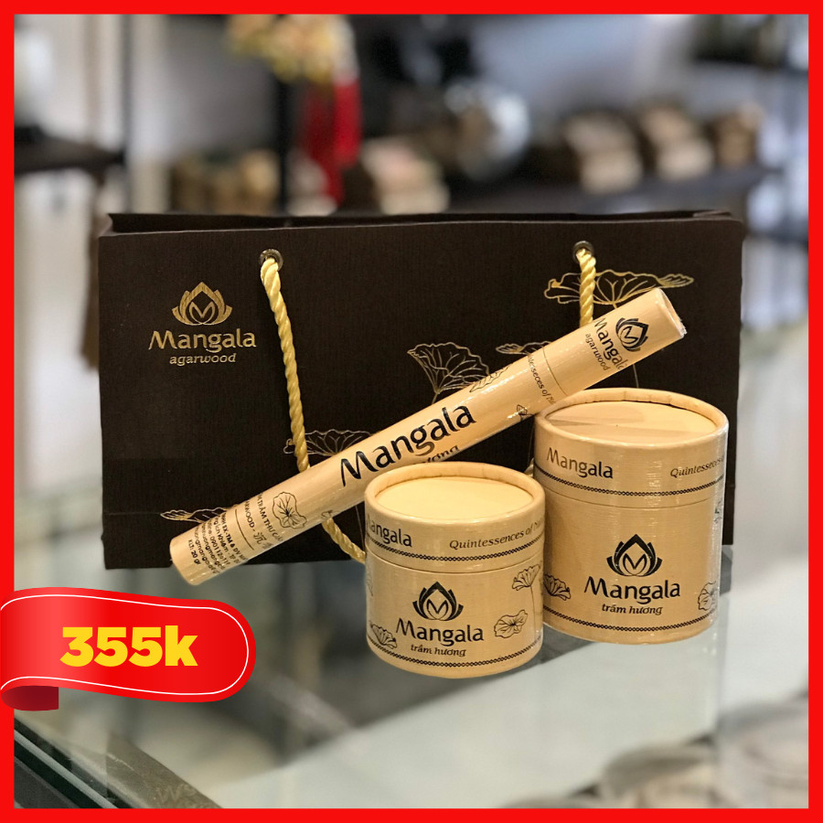 Set quà gồm: Nụ Trầm viên lớn, Nụ Trầm viên nhỏ và Trầm hương không tăm.Liên hệ: 0901 126119