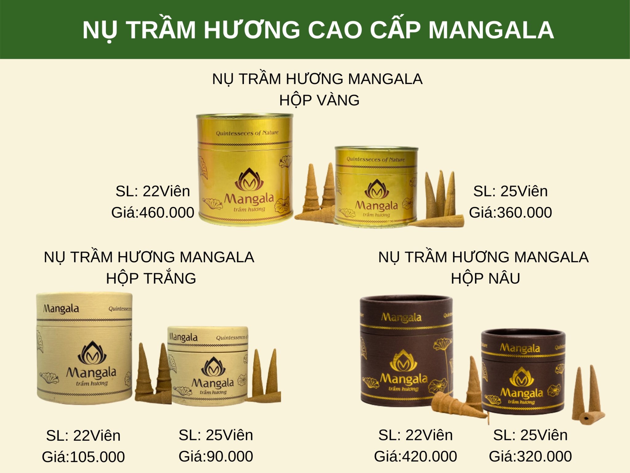 giá nụ trầm hương cao cấp mangala