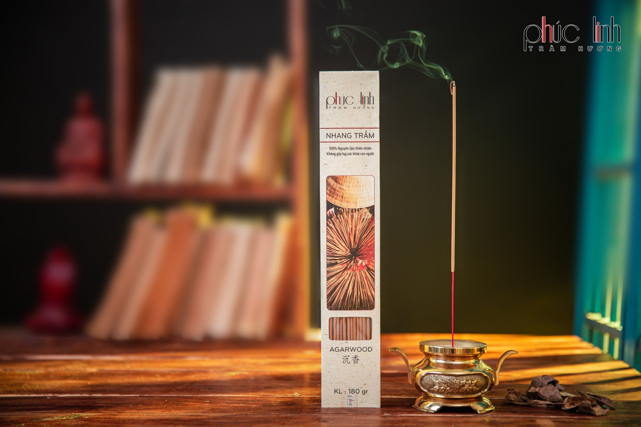 Nhang Trầm Hương PHÚC LINH Loại I - 38cm