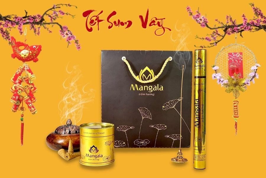 Mùi Trầm là hương vị không thể thiếu dùng xông đốt trong những ngày Tết - Tặng Trầm Hương làm Quà Tết thiết thực, ý nghĩa và mang lại sức khỏe tốt cho gia chủ