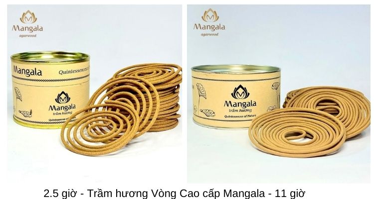 nhang khoanh trầm hương Cao Cấp Mangala