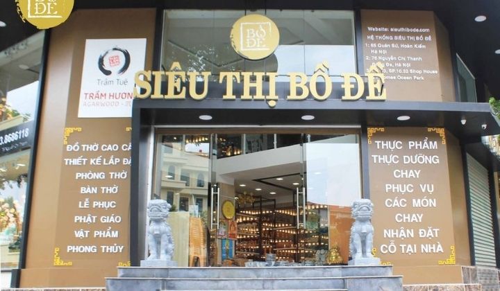Siêu Thị Phật Giáo Bồ Đề - nơi bán các sản phẩm Nhang Nụ Trầm Hương Phúc Linh tại Hà Nội