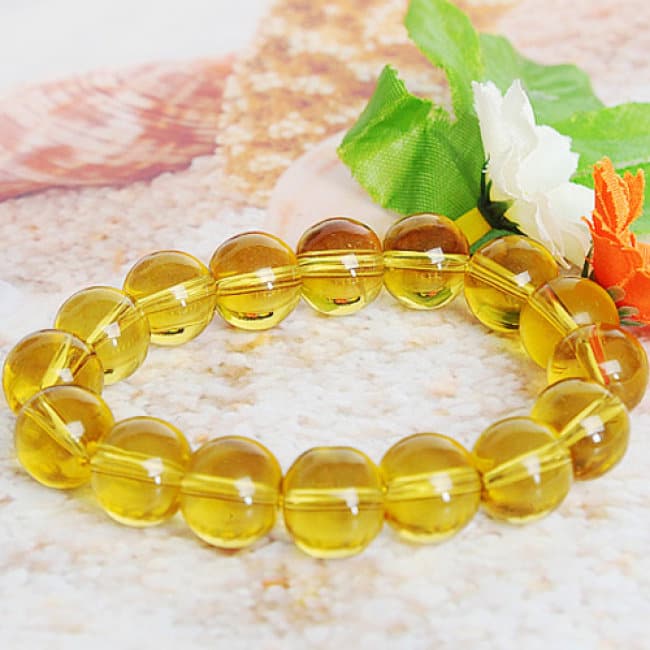 vòng tay thạch anh vàng cho người mệnh kim