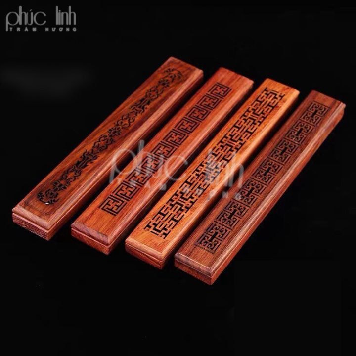 Xông Trẩm Hộp Gỗ Dài Nguyên Khối_Xông Tăm Trầm Đốt Xông Nhang Trầm Không Tăm