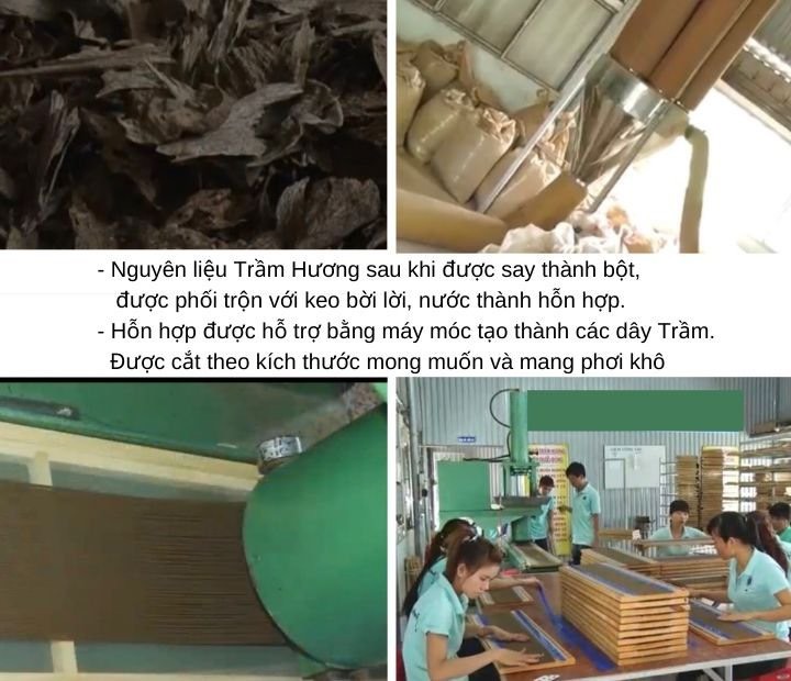 Nhang Trầm hương Không Tăm là gì? Các công đoạn sản xuất Nhang Trầm Hương Không Tăm