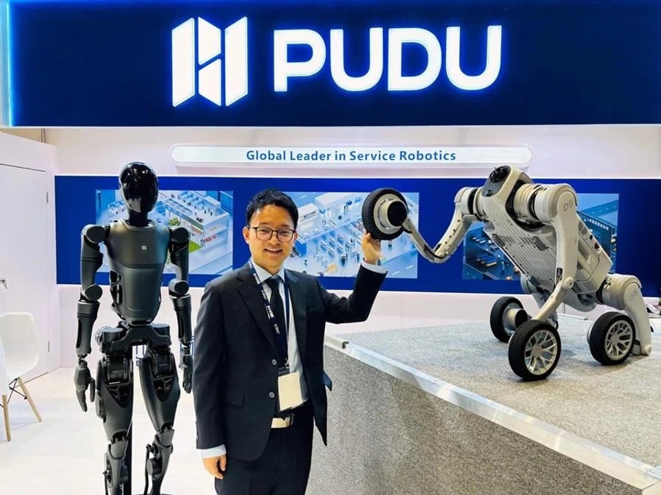 PUDU tại triển lãm robot dịch vụ toàn cầu