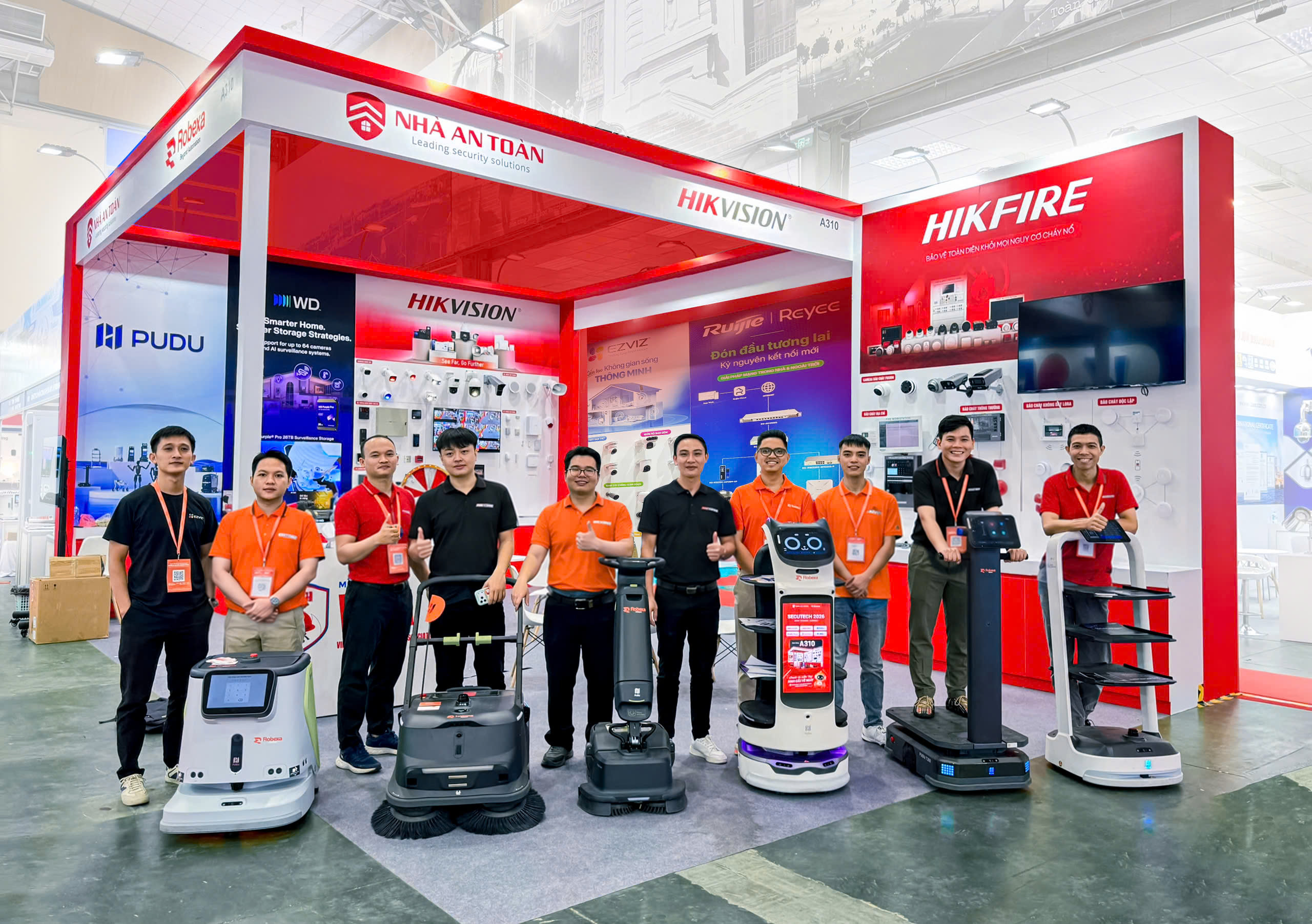 Gian hàng Robexa tại triển lãm tự động hóa