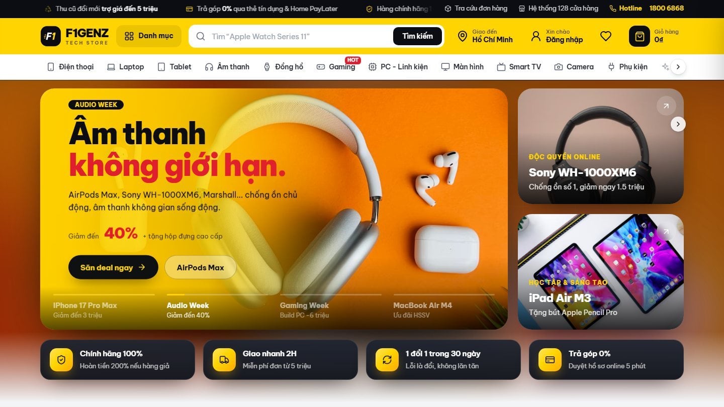 Tech Store Theme Showcase